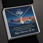 To My wife - i'd choose you in a hundred lifetimes Alluring Necklace Perfect Gift for Anniversary, Birthdays and Holiday Gift