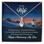To My wife - i'd choose you in a hundred lifetimes Alluring Necklace Perfect Gift for Anniversary, Birthdays and Holiday Gift
