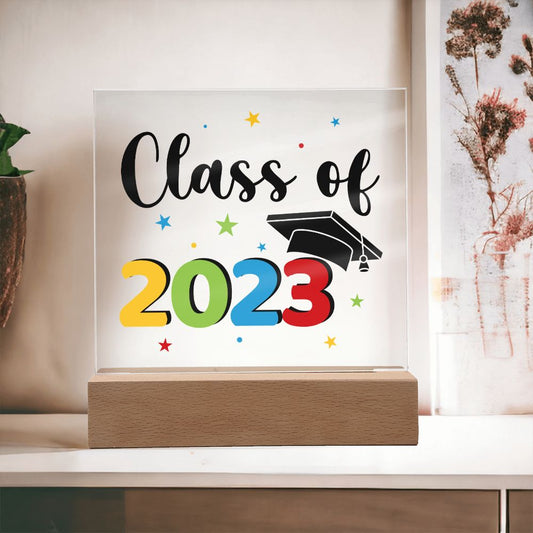 Class of 2023 Graduation Square Acrylic Plaque