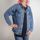 Do More of What Makes You Happy Oversized Women's Denim Jacket