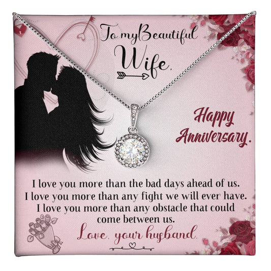 I love you more than new Eternal Hope Necklace - Perfect Gift for Wedding Anniversary, Birthdays and Holiday Gift