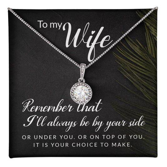 Remember that I'll always Eternal Hope Necklace - Perfect Gift for Wedding Anniversary, Birthdays and Holiday Gift