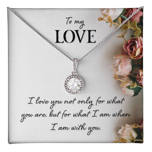 To my love-I love you not only Eternal Hope Necklace - Perfect Gift for Wedding Anniversary, Birthdays and Holiday Gift