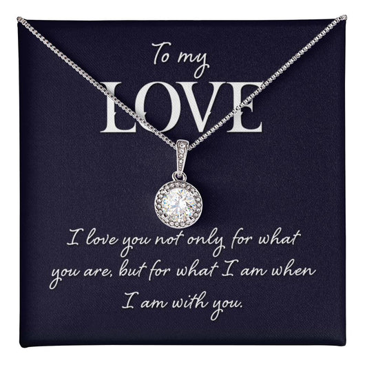 Love Eternal Hope Necklace - Perfect Gift for Wedding Anniversary, Birthdays and Holiday Gift