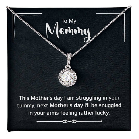 To my mommy - this mother's day Eternal Hope Necklace - Perfect Gift for Wedding Anniversary, Birthdays and Holiday Gift