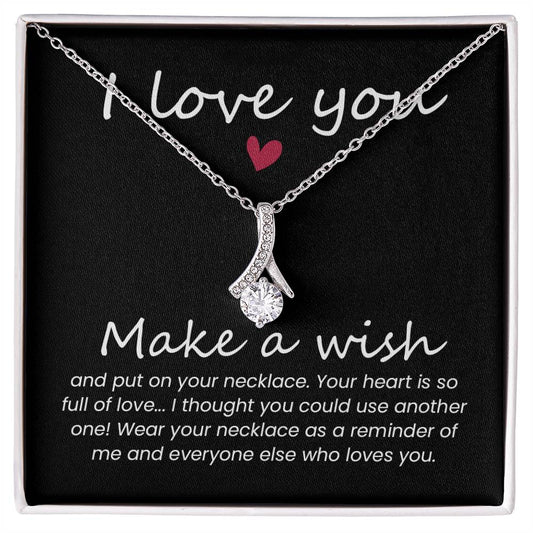 I love you Alluring Necklace Perfect Gift for Anniversary, Birthdays and Holiday Gift