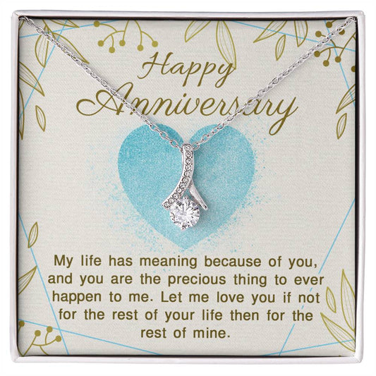 My life has meaning Alluring Necklace Perfect Gift for Anniversary, Birthdays and Holiday Gift