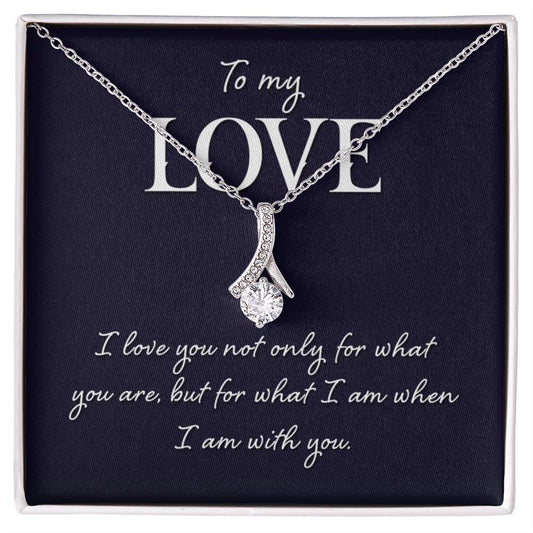 Love Alluring Necklace Perfect Gift for Anniversary, Birthdays and Holiday Gift