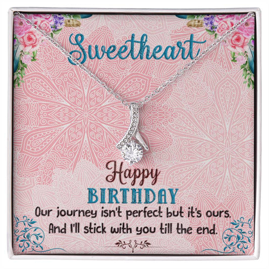 SweetHeart Happy Birthday Alluring Necklace Perfect Gift for Anniversary, Birthdays and Holiday Gift