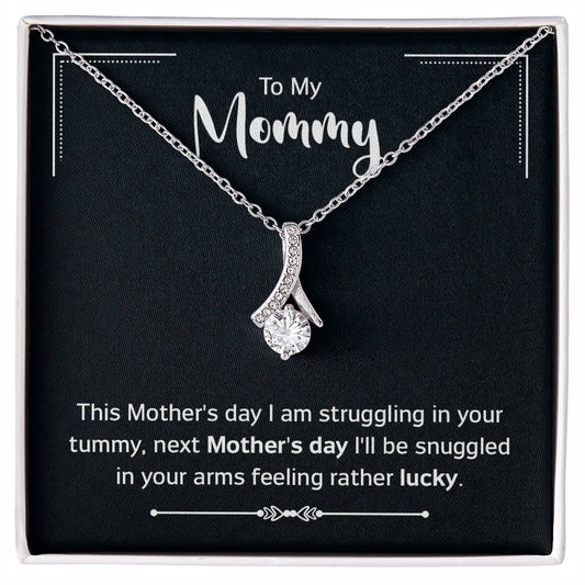 To my mommy - this mother's day Alluring Necklace Perfect Gift for Anniversary, Birthdays and Holiday Gift