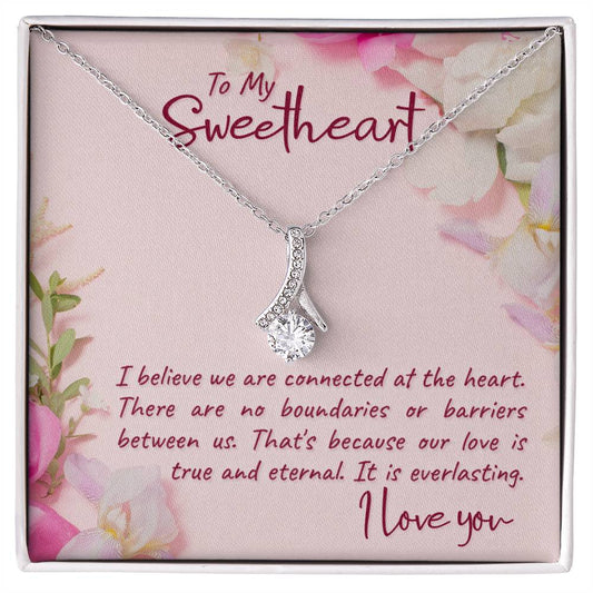 To my sweetheart-I believe Alluring Necklace Perfect Gift for Anniversary, Birthdays and Holiday Gift